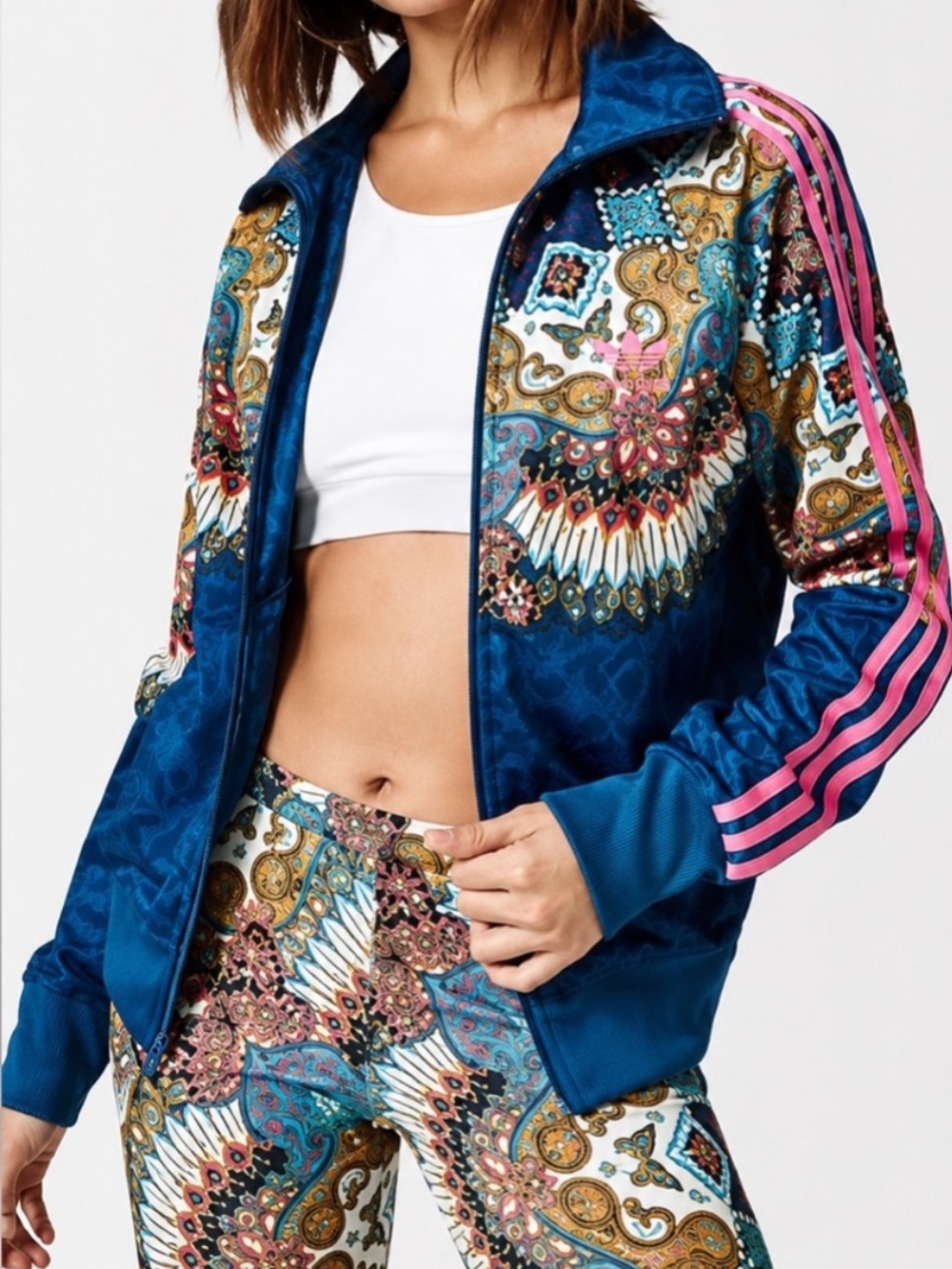 Adidas Originals x FARM Rio Borbomix Jacket Women’s Size Medium